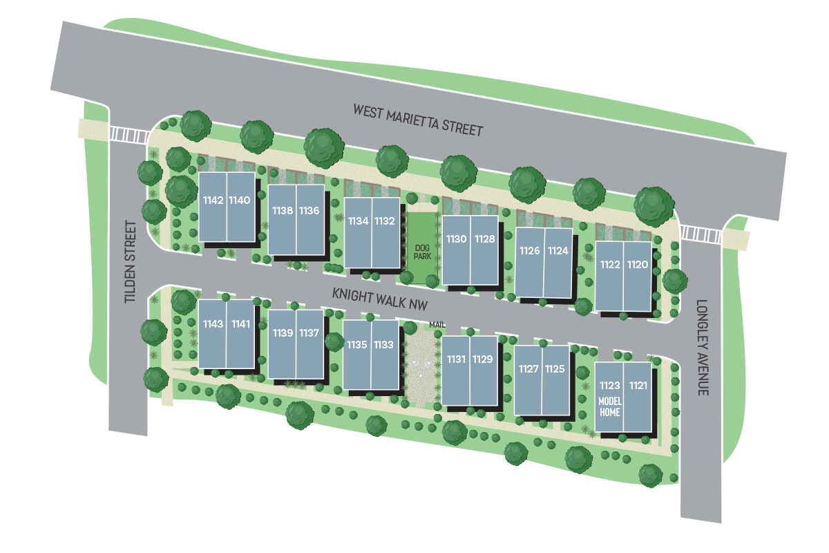 King Walk Site Plan